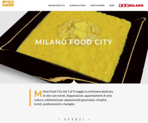 Milanofoodcity.it(Benvenuto su Milano Food City) Screenshot