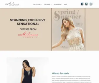 Milanoformals.com(Prom Dresses 2013) Screenshot