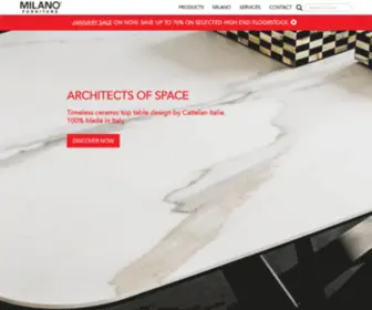 Milanofurniture.com.au(Milano Furniture) Screenshot