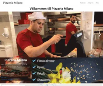 Milanolinde.se(Pizzeria Milano) Screenshot