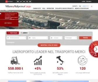 Milanomalpensacargo.eu(At the crossroads between southern and northern Europe) Screenshot