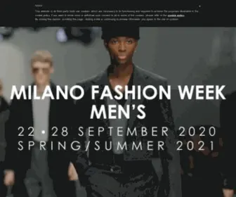 Milanomodauomo.it(Milano Moda Uomo A/I 2021) Screenshot