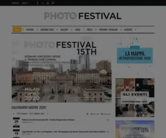 Milanophotofestival.it(Milano Photofestival) Screenshot