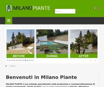 Milanopiante.it(Milano Piante) Screenshot