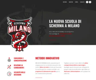 Milanoscherma.com(La nuova Scuola di Scherma a Milano) Screenshot