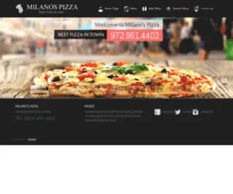 Milanospizzainheath.com(Milanos Pizza) Screenshot