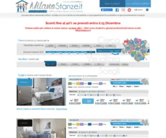 Milanostanze.it(Le più belle camere singole in affitto a Milano senza costi di agenzia) Screenshot
