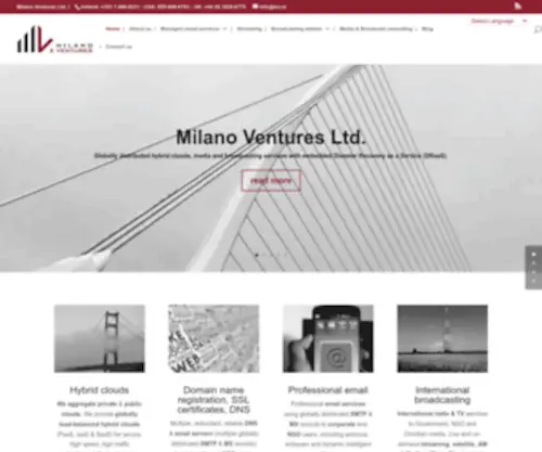 Milanoventures.com(Milano Ventures) Screenshot