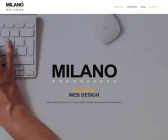 Milanowebdesign.com(Milano Web Design El Dorado Hills) Screenshot