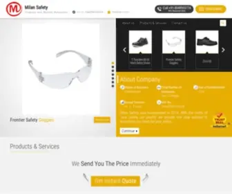 Milansafety.in(Milan Safety) Screenshot