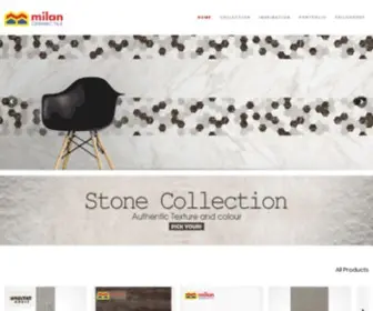 Milantiles.com(Milan Ceramics Tiles) Screenshot