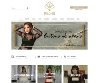 Milario.com.br(Loja online de Mila Rio) Screenshot