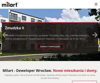 Milart.pl(Milart Deweloper Wrocław) Screenshot