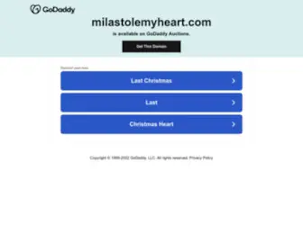 Milastolemyheart.com(Mila Stole My Heart) Screenshot