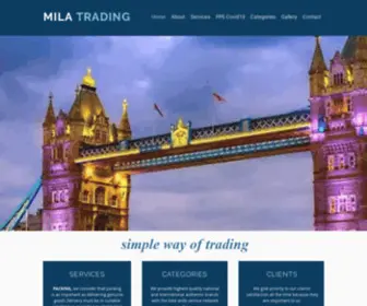 Milatrading.co.uk(milatrading) Screenshot