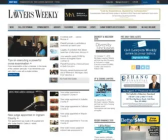 Milawyersweekly.com(Michigan Lawyers Weekly) Screenshot