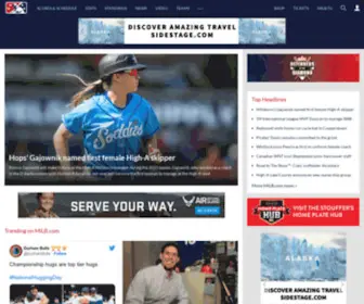 Milb.com(The Official Site of Minor League Baseball) Screenshot
