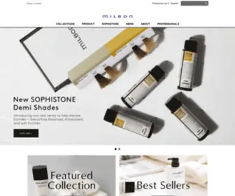 Milbon-USA.com(Milbon USA) Screenshot