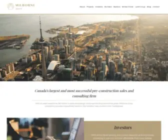 Milborne.com(Milborne Group) Screenshot