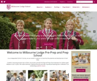 Milbournelodge.co.uk(Milbourne Lodge School) Screenshot