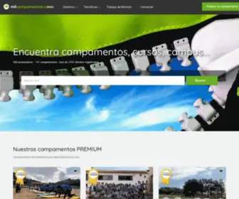 Milcampamentos.com(Temáticos) Screenshot