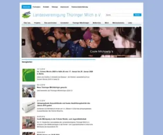 Milch-Thueringen.de(Landesvereinigung Thüringer Milch e.V) Screenshot