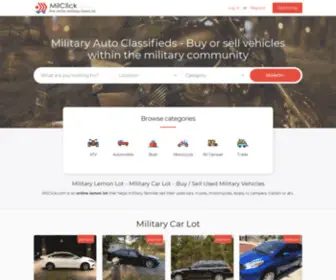 Milclick.com(Free Military Lemon Lot) Screenshot