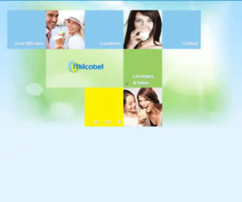 Milcobel.be(Uw partner in zuivel) Screenshot