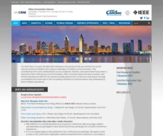 Milcom.org(2019 MILCOM) Screenshot