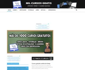 Milcursosgratis.com(Mil Cursos Gratis) Screenshot