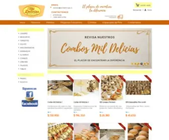 Mildelicias.cl(Banqueteria, Canapes, Coctel) Screenshot