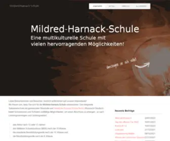 Mildred-Harnack-Schule.de(Startseite) Screenshot