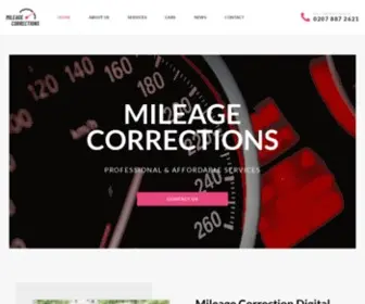 Mileage-Corrections.co.uk(Digital Mileage Correction And Speedometer Calibration Specialists in London) Screenshot