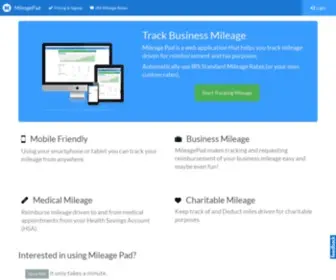 Mileagepad.com(Mileage Pad) Screenshot