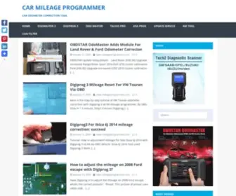 Mileageprogrammer.com(Auto Odometer Correction Tool and Software) Screenshot