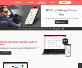 Mileagewise.com(MileageWise IRS) Screenshot