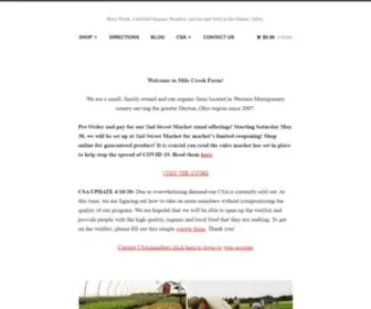 Milecreekfarm.com(Real) Screenshot