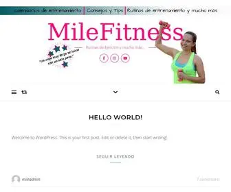 Milefitness.com.co(Milefitness) Screenshot