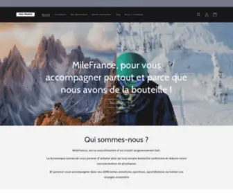 Milefrance.fr(Milefrance Bouteilles isothermes) Screenshot
