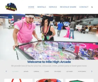 Milehigharcade.com(Mile High Arcade) Screenshot