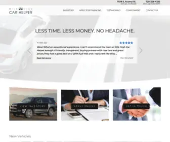 Milehighcarhelper.com(Used Cars Denver) Screenshot