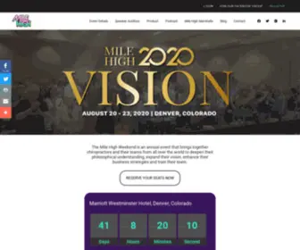 Milehighchiro.org(The Mile High Weekend) Screenshot