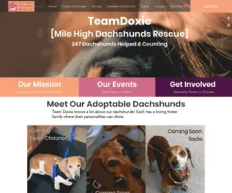 Milehighdachshundsrescue.org(Dachshunds Rescue) Screenshot
