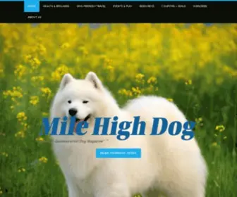 Milehighdog.com(Mile High Dog) Screenshot