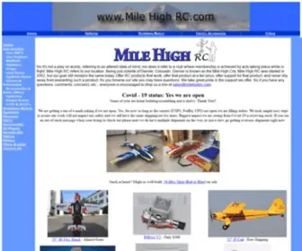 Milehighrc.com(Mile High RC) Screenshot