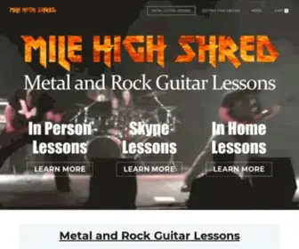 Milehighshred.com(Mile High Shred) Screenshot