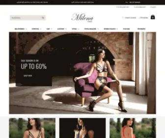 Milenabyparis.gr(Milena by Paris) Screenshot