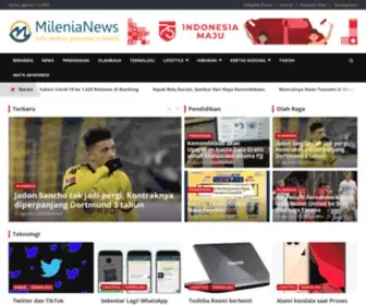 Milenianews.com(Info Terkini Generasi Milenial) Screenshot