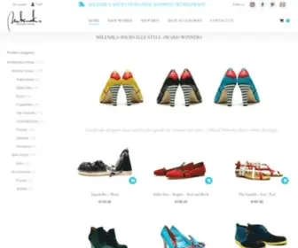 Milenikashoes.com(Milenika shoes official) Screenshot