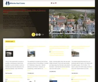 Milenkarealestate.com(Milenka Real Estate) Screenshot
